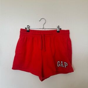GAP Women's Vibrant Red Athletic Shorts USA